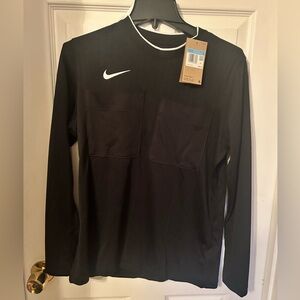 NWT Nike Women’s M Black Lightweight Thin Dri-Fit Referee Style Soccer Football
